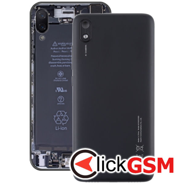 Piesa Carcasa Cu Capac Spate Black Xiaomi Redmi 7a 25ug