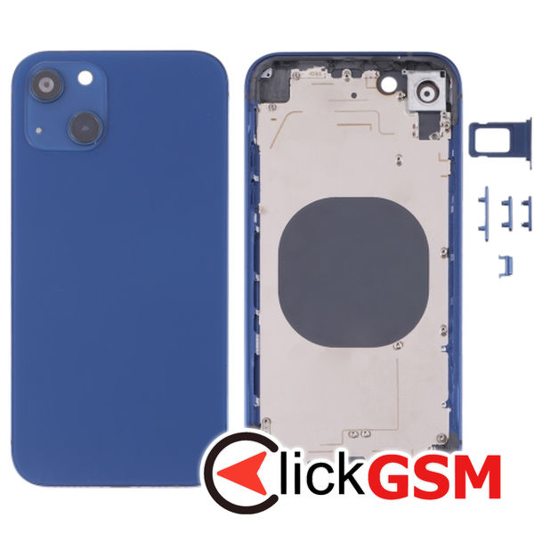 Piesa Piesa Carcasa Cu Capac Spate Blue Apple Iphone Xr 4fsi