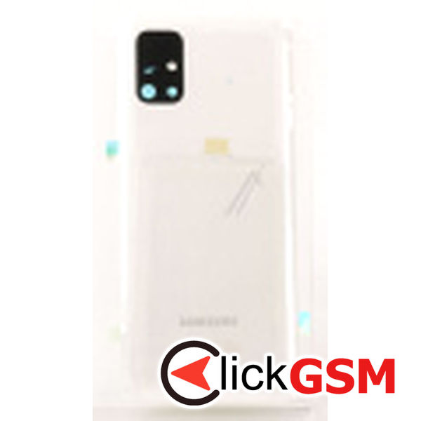 Piesa Carcasa Cu Capac Spate Butoane Laterale Si Geam Camera Negru Samsung Galaxy M51 1jqh