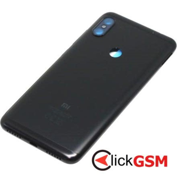 Piesa Piesa Carcasa Cu Capac Spate Butoane Laterale Si Geam Camera Negru Xiaomi Redmi Note 6 Pro 51o