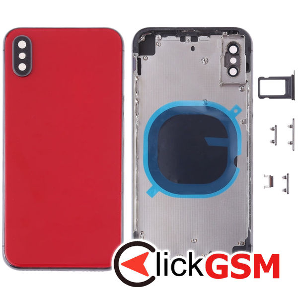 Piesa Carcasa Cu Capac Spate Geam Camera Si Suport Sim Apple Iphone X 4fwy