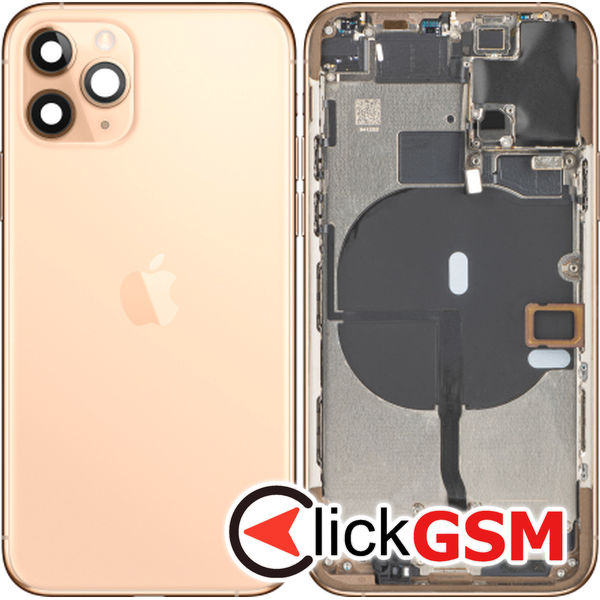 Piesa Carcasa Cu Capac Spate Gold Apple Iphone 11 Pro 1gpn