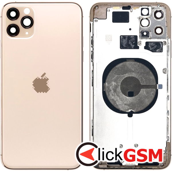 Piesa Carcasa Cu Capac Spate Gold Apple Iphone 11 Pro Max 46hv