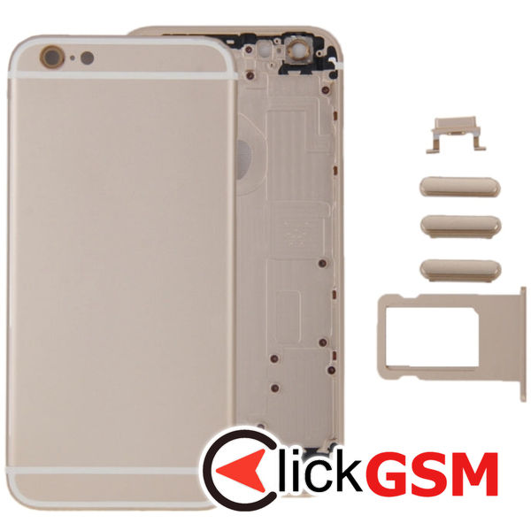 Piesa Piesa Carcasa Cu Capac Spate Gold Apple Iphone 6 4ffa