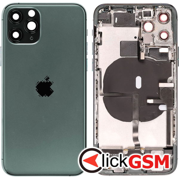 Piesa Carcasa Cu Capac Spate Green Apple Iphone 11 Pro 45u3