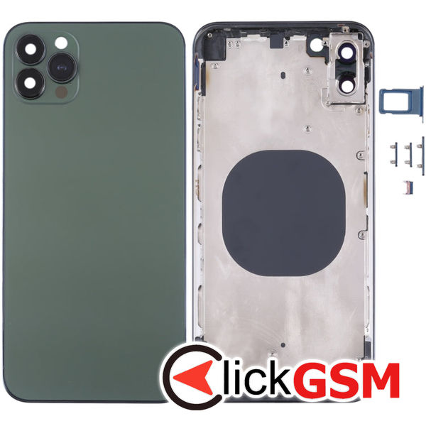 Piesa Carcasa Cu Capac Spate Green Apple Iphone Xs Max 4fpu