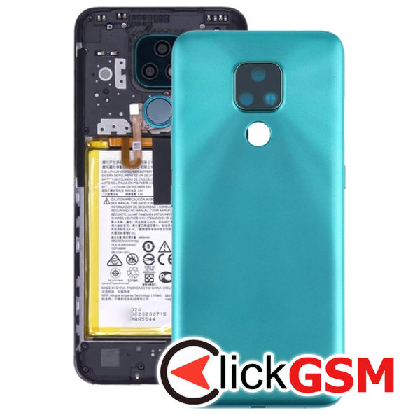 Piesa Carcasa Cu Capac Spate Green Motorola Moto E7 Power 22iv