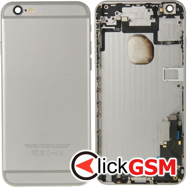 Piesa Carcasa Cu Capac Spate Gri Apple Iphone 6 Plus 4fco