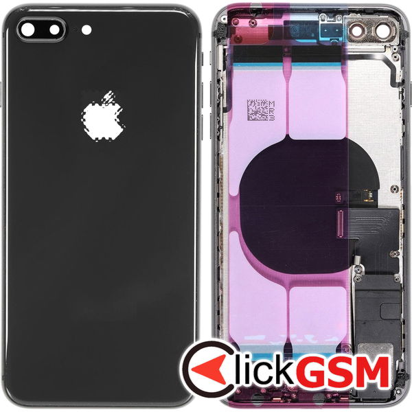 Piesa Piesa Carcasa Cu Capac Spate Gri Apple Iphone 8 Plus 4609