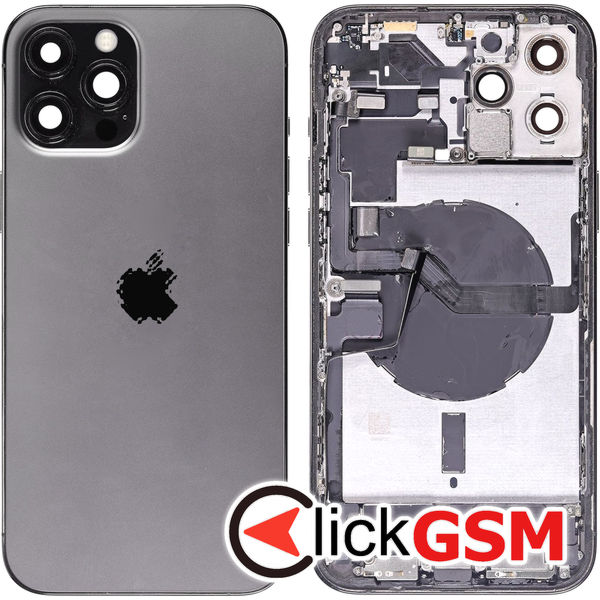 Piesa Carcasa Cu Capac Spate Gri Inchis Apple Iphone 12 Pro Max 3zu0