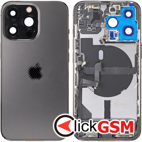 Piesa Piesa Carcasa Cu Capac Spate Gri Inchis Apple Iphone 13 Pro 3zwe