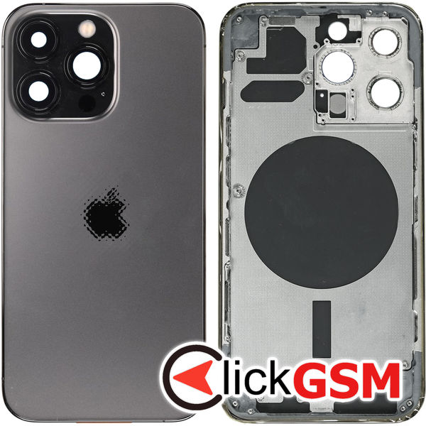 Piesa Piesa Carcasa Cu Capac Spate Gri Inchis Apple Iphone 13 Pro 3zx1