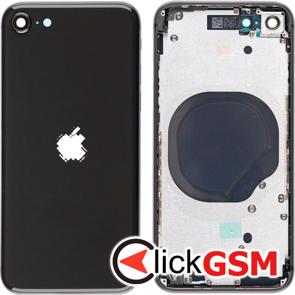 Piesa Carcasa Cu Capac Spate Negru Apple Iphone Se 2020 3zte