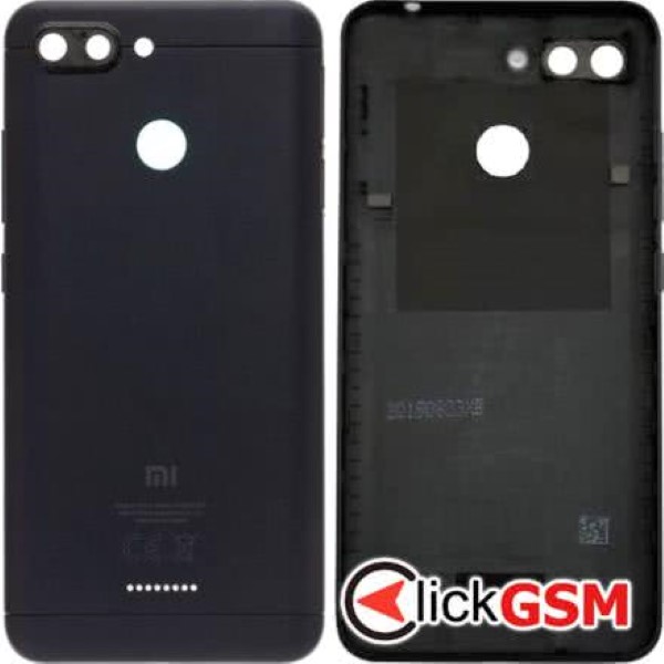 Piesa Piesa Carcasa Cu Capac Spate Negru Xiaomi Redmi 6 1fvl