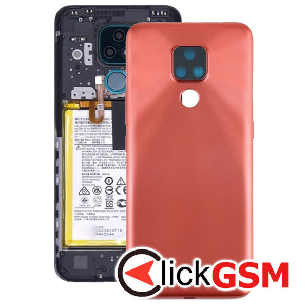 Piesa Carcasa Cu Capac Spate Orange Motorola Moto E7 Power 22ik