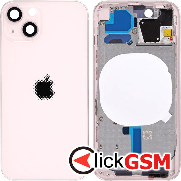 Piesa Piesa Carcasa Cu Capac Spate Pink Apple Iphone 13 402a