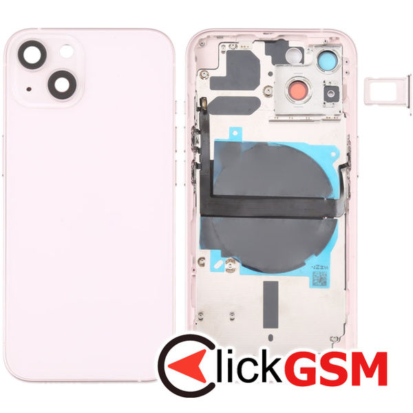 Piesa Piesa Carcasa Cu Capac Spate Pink Apple Iphone 13 4gh2