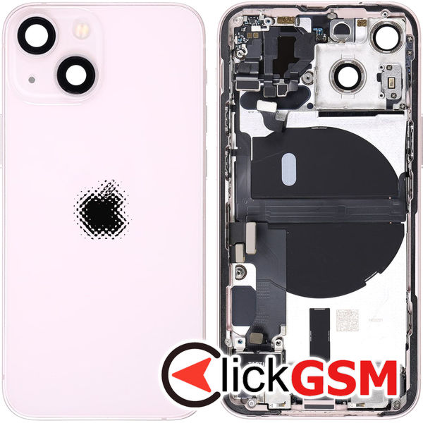 Piesa Carcasa Cu Capac Spate Pink Apple Iphone 13 Mini 401b