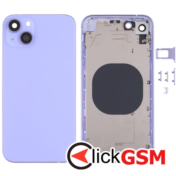 Piesa Carcasa Cu Capac Spate Purple Apple Iphone Xr 4fsj