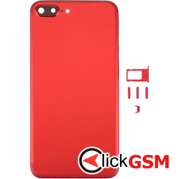 Piesa Carcasa Cu Capac Spate Red Apple Iphone 7 Plus 4g48