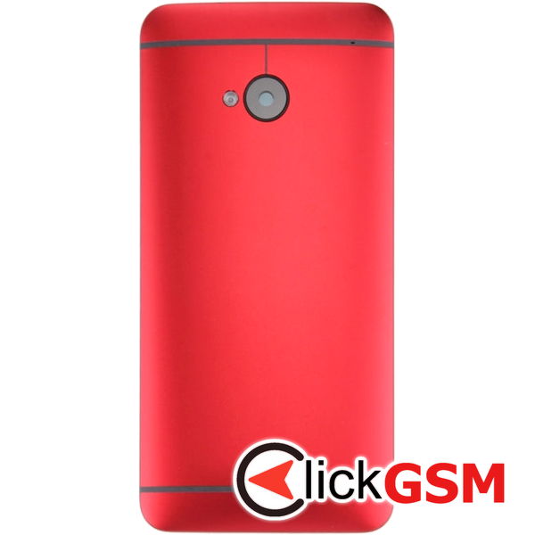 Piesa Carcasa Cu Capac Spate Red Htc One M7 21bx