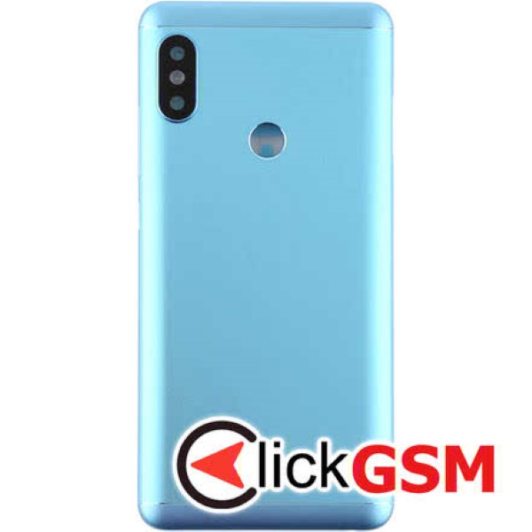 Piesa Carcasa Cu Capac Spate Si Geam Camera Blue Xiaomi Redmi Note 5 25w1