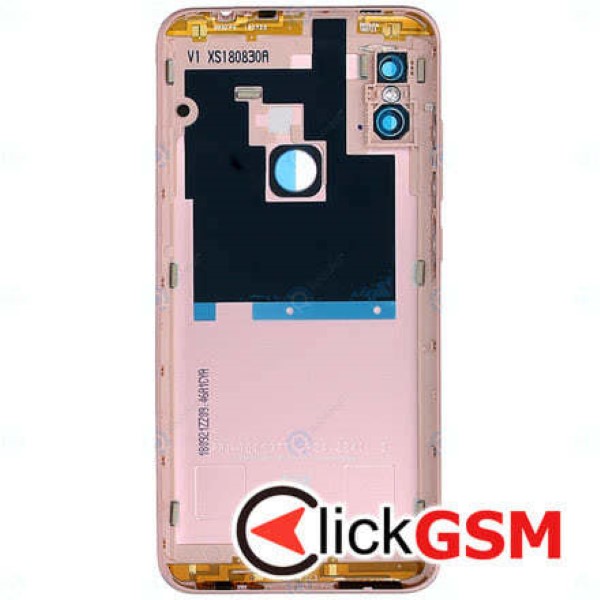 Piesa Carcasa Cu Capac Spate Si Geam Camera Rose Xiaomi Redmi Note 6 Pro 1c3v