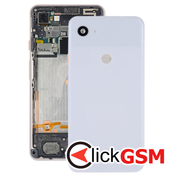 Piesa Carcasa Cu Capac Spate Si Geam Camera White Google Pixel 3a Xl 236g