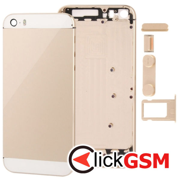 Piesa Carcasa Cu Capac Spate Si Suport Sim Apple Iphone 5s 4fbg