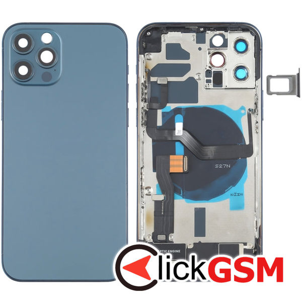 Piesa Carcasa Cu Geam Camera Blue Apple Iphone 12 Pro 4gpu