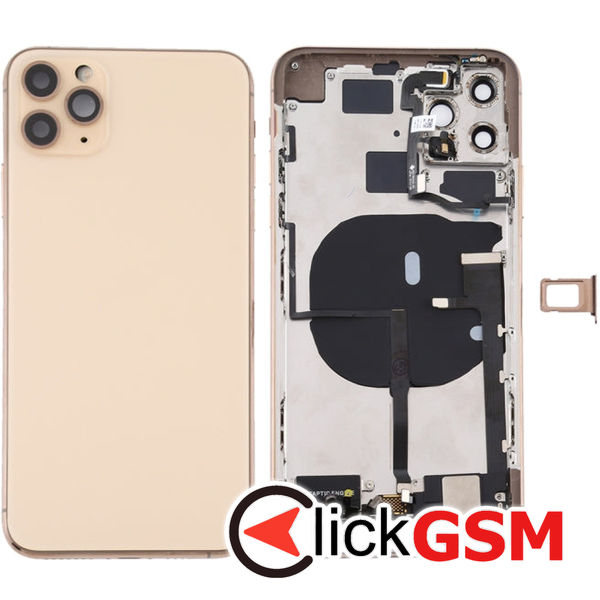 Piesa Carcasa Cu Geam Camera Gold Apple Iphone 11 Pro 4gyc