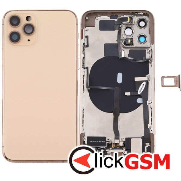 Piesa Carcasa Cu Geam Camera Gold Apple Iphone 11 Pro Max 4h0b