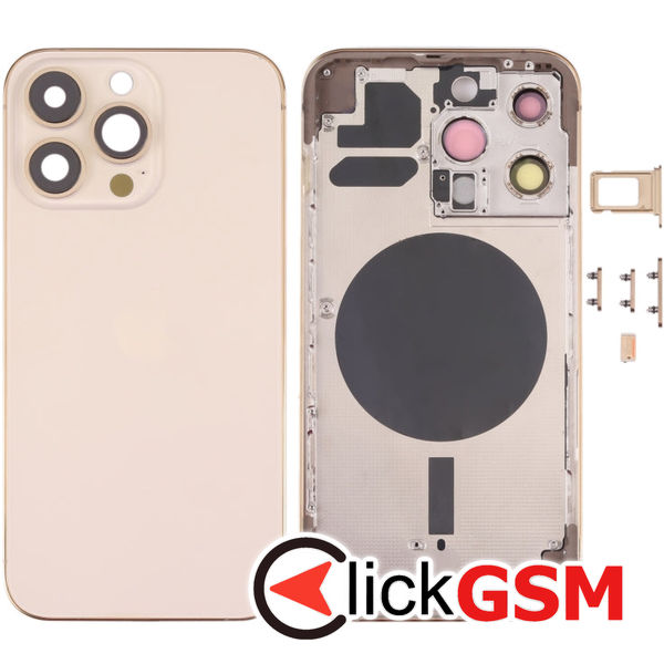 Piesa Carcasa Cu Geam Camera Gold Apple Iphone 13 Pro 4gf6