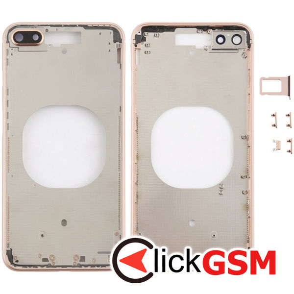 Piesa Carcasa Cu Geam Camera Gold Apple Iphone 8 Plus 4fz9