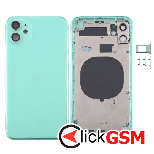 Piesa Carcasa Cu Geam Camera Green Apple Iphone 11 4h3i