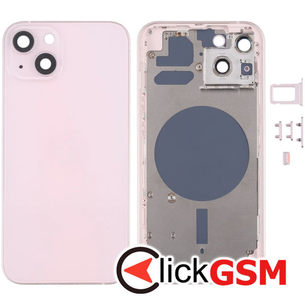 Piesa Carcasa Cu Geam Camera Pink Apple Iphone 13 4ghb