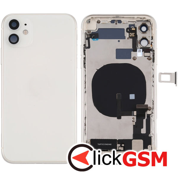 Piesa Carcasa Cu Geam Camera White Apple Iphone 11 4h36