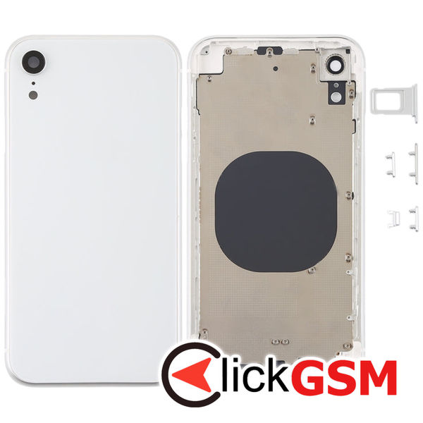 Piesa Carcasa Cu Geam Camera White Apple Iphone Xr 4ft3