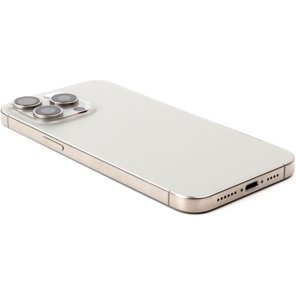 Apple iPhone 15 Pro Max · Rear Housing with small parts For iPhone 15 Pro Max (EU Version) Natural Titanium Pulled C