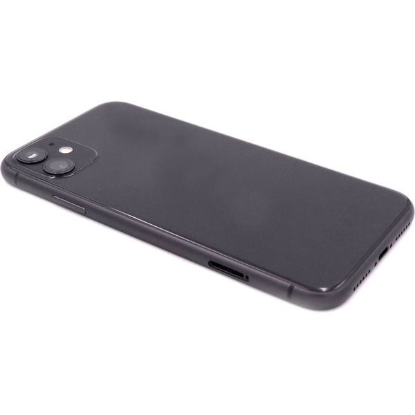 Apple iPhone 11 · Rear Housing with small parts For iPhone 11 Black Pulled