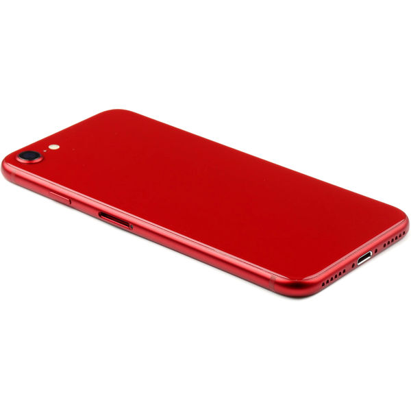 Rear Housing with small parts For iPhone SE 3 2022 Red Pulled