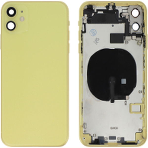 Apple iPhone 11 · Carcasa completa complet iPhone 11 Yellow fara logo