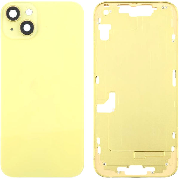 Apple iPhone 14 Plus · For iPhone 14 Plus EU Version Battery Back Cover with Middle Frame(Yellow)