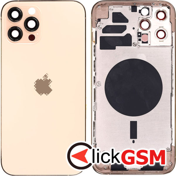 Piesa Carcasa Gold Apple Iphone 12 Pro Max 3ztm