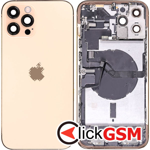 Piesa Carcasa Gold Apple Iphone 12 Pro Max 3zxa