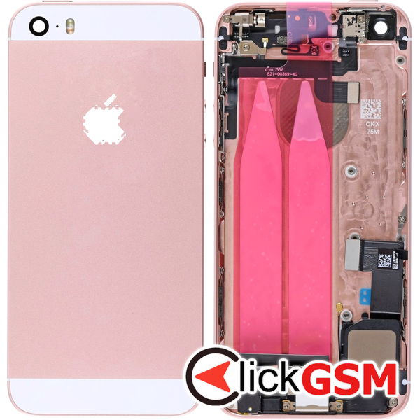 Piesa Carcasa Gold Apple Iphone Se 45ul