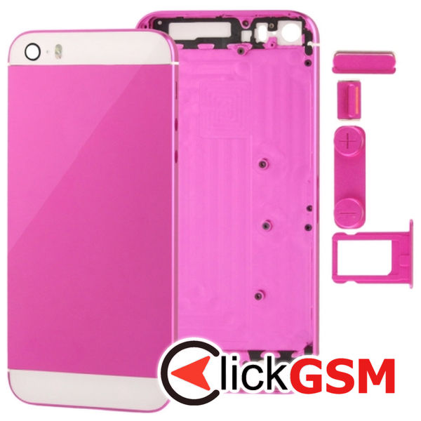 Piesa Piesa Carcasa Magenta Apple Iphone 5s 4mzd