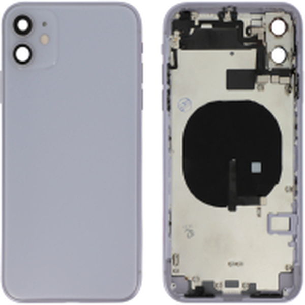 Apple iPhone 11 · Carcasa completa complet mov iPhone 11, fara logo, Compatibil