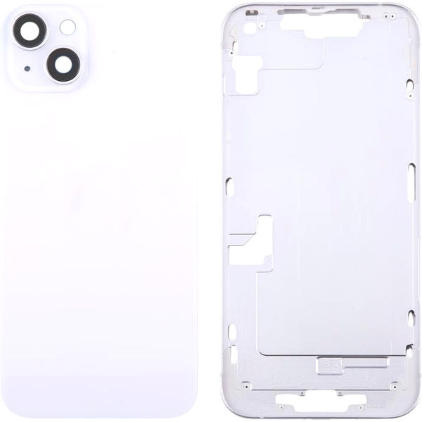 Apple iPhone 14 Plus · For iPhone 14 Plus EU Version Battery Back Cover with Middle Frame(Purple)