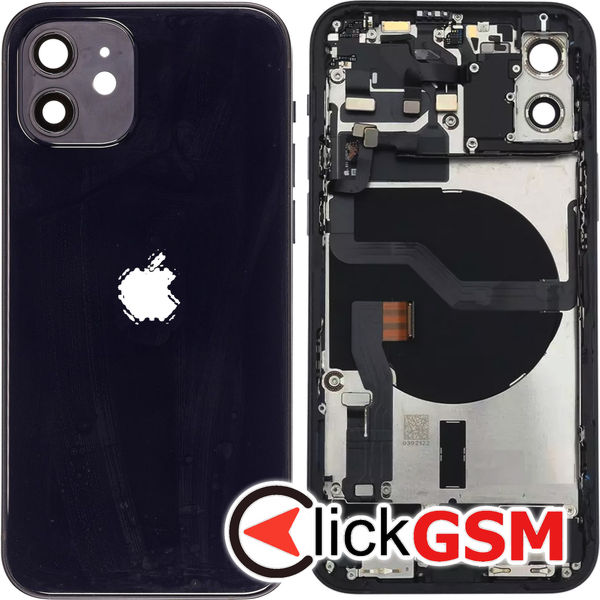 Piesa Carcasa Negru Apple Iphone 12 3zrj